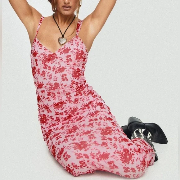chinese dress ladies Cottagecore Maxi Dress L main image 0